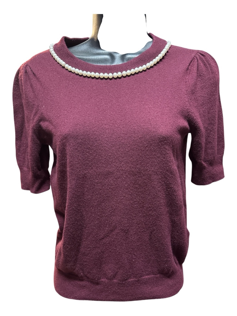 Kate Spade embellished neckline sweater